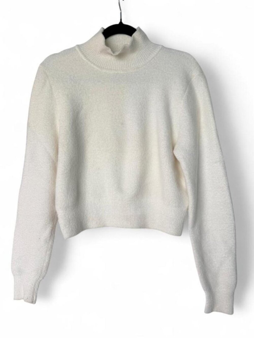 Zara White Turtleneck Sweater